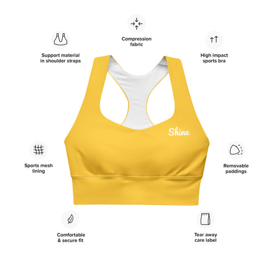"Sunset" Longline sports bra